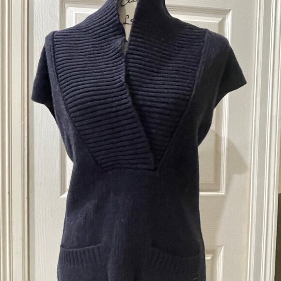 LACOSTE CHUNKY VEST 100%WOOL MADE IN FRANCE SIZE 44 US XL ICONIC SOPHISTICATED - Picture 9 of 15